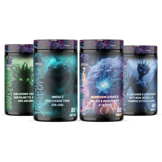 ROOTFORGE & DEEPBITE & OBLIVION & BONEFORGE 4'LÜ VITAMIN SETI