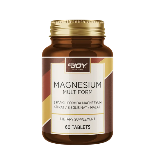 Bigjoy Vitamins Magnesium Magnezyum Multiform 60 Tablet