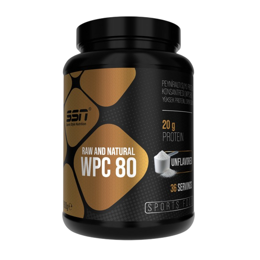 SSN Raw and Natural WPC80 Protein Tozu 900 gram