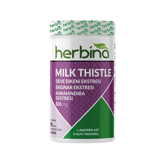 Herbina Milk Thistle Deve Dikeni 90 Kapsül