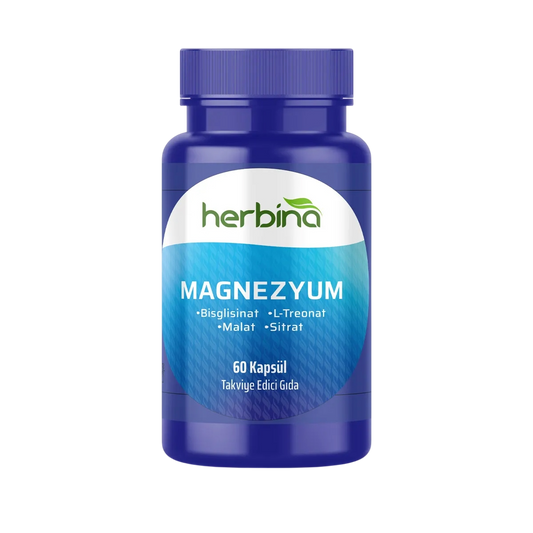 Herbina Magnezyum Kompleks 120 Kapsül