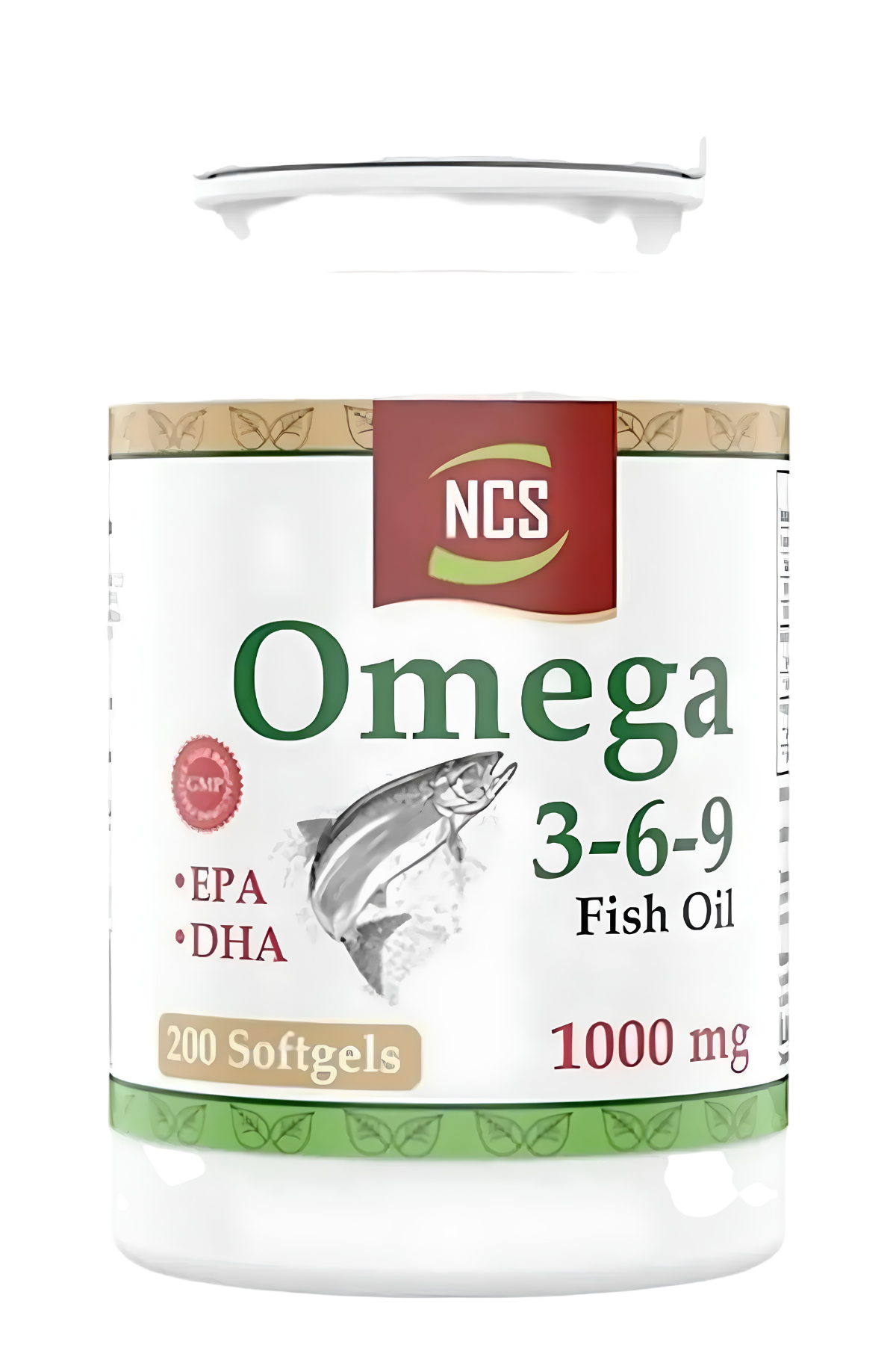 NCS Omega-3 Balık Yağı 1000mg Doğal Limon Aromalı 60 Yumuşak Kapsül