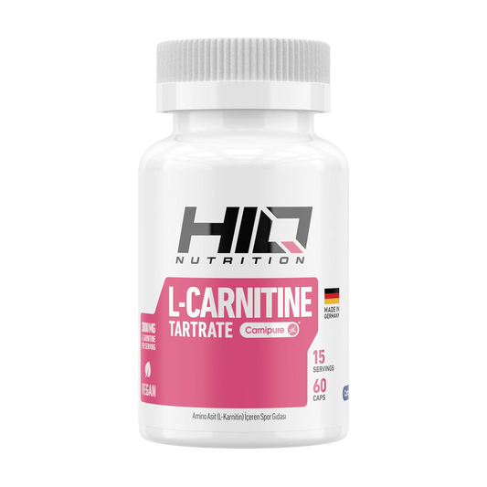 HIQ Nutrition L-Carnitine Karnitin Tartare 60 Kapsül