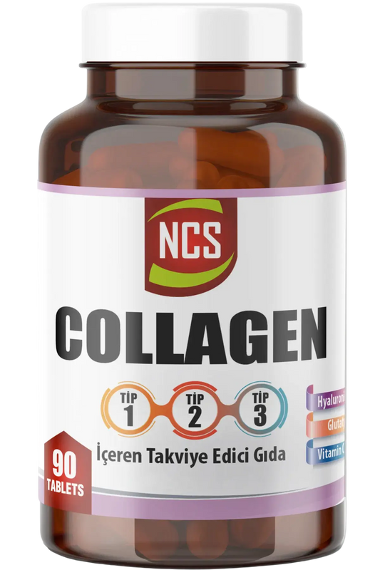 NCS Collagen Kolajen Tip 1 – 2 – 3 Glutatyon 90 Tablet