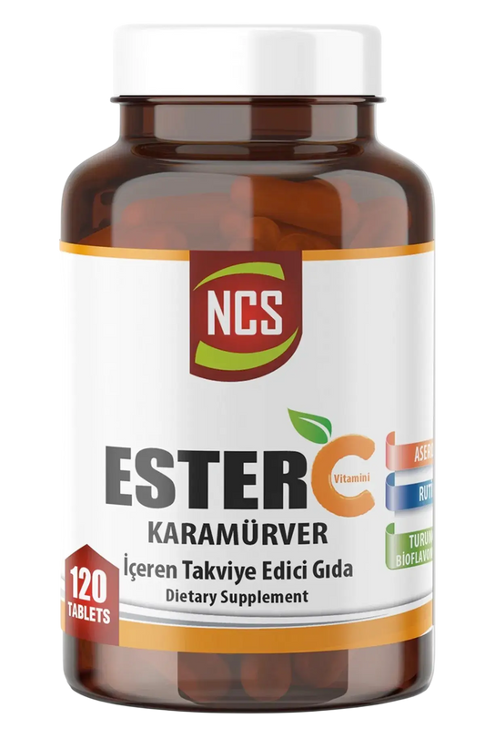 NCS Ester C Vitamini Kara Mürver 120 Tablet