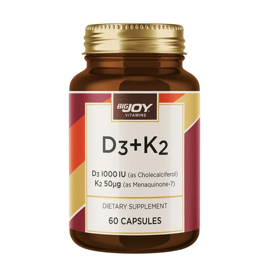 Bigjoy Vitamins Vitamin D3 K2 60 Kapsül