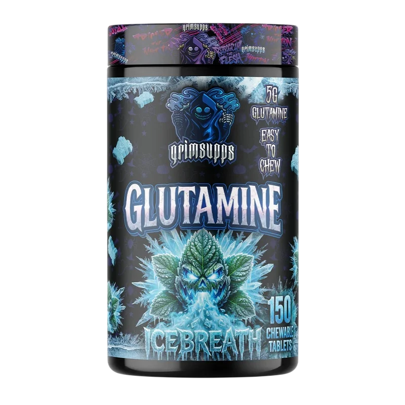 Grimsupps Glutamine ICEBREATH 150 Chew Tablets