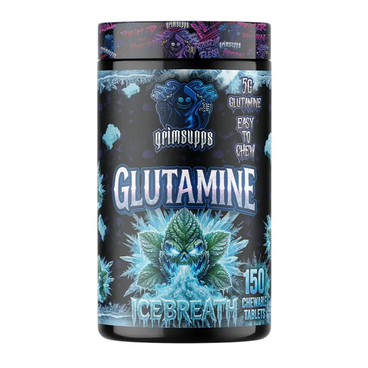 Grimsupps Glutamine ICEBREATH 150 Chew Tablets