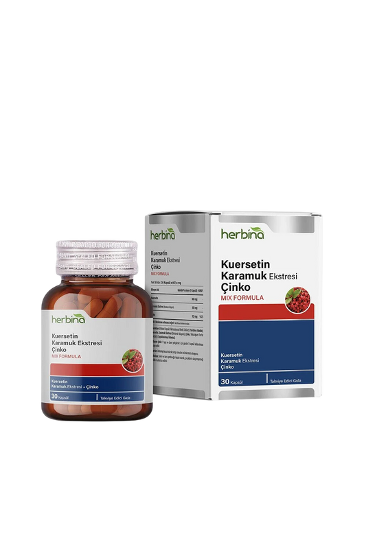 Herbinatura Kuersetin & Berberis Vulgaris + Çinko 30 Kapsül