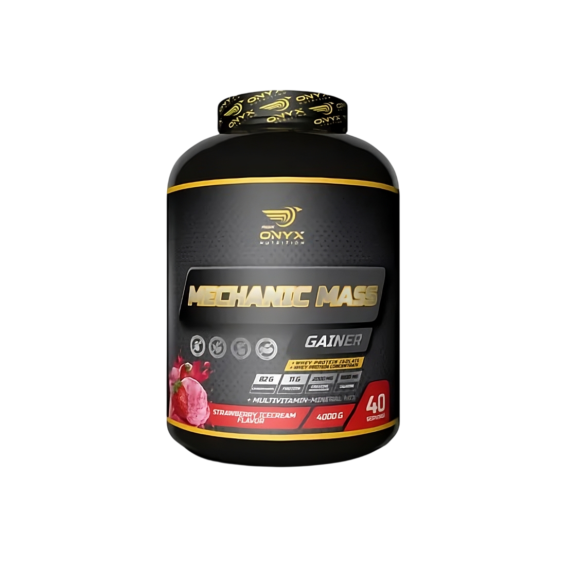 Onyx Nutrition Mechanic Mass Gainer Karbonhidrat 4000 Gr (3 Aroma)
