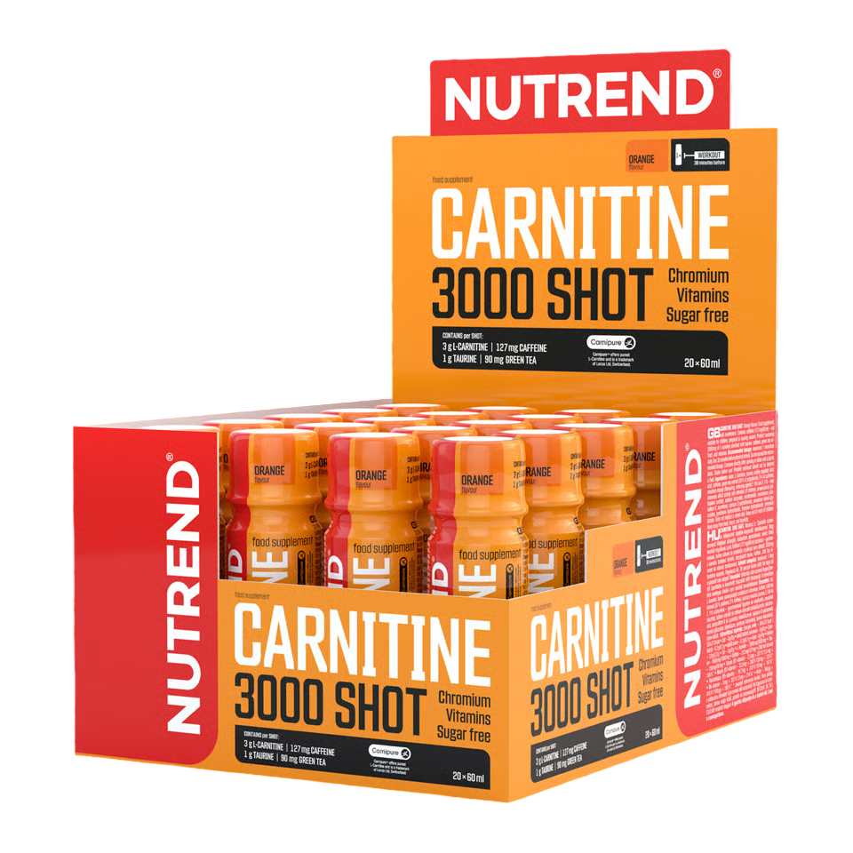 Nutrend L-Carnitine L Karnitin Shot 3000mg 20 Ampul