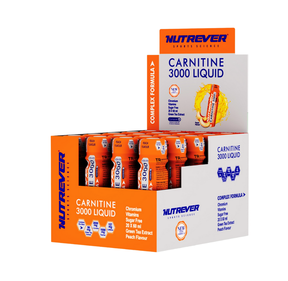 Nutrever L-Carnitine L Karnitin 3000 Liquid 20 Ampul