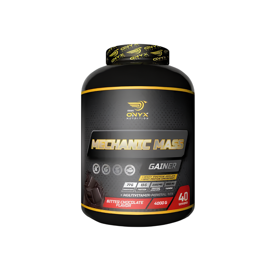 Onyx Nutrition Mechanic Mass Gainer Karbonhidrat 4000 Gr (3 Aroma)