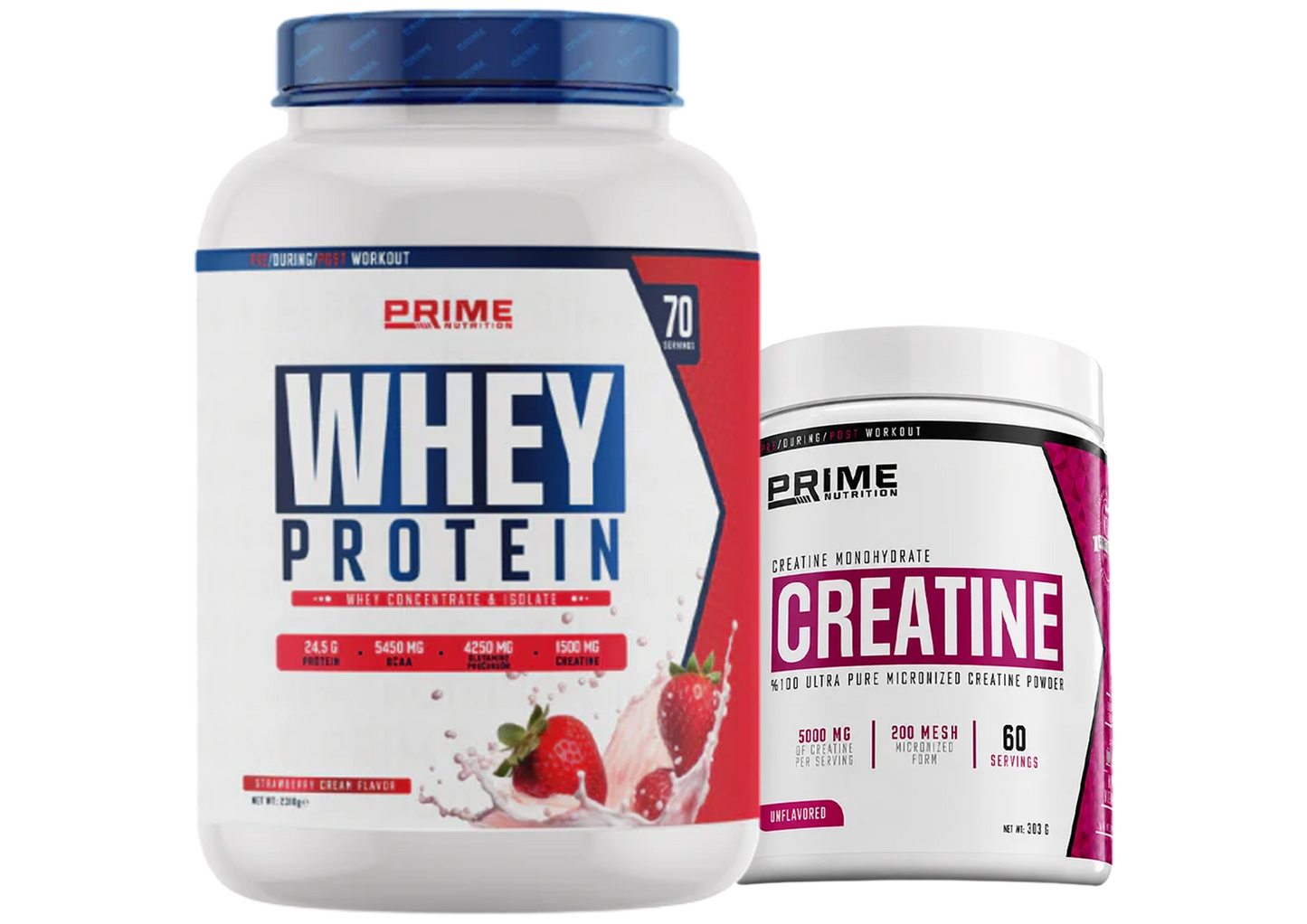 PRIME NUTRITION WHEY PROTEIN & CREATINE SET