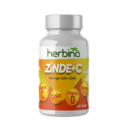 Herbina Zinde+C Vitamin 60 Tablet