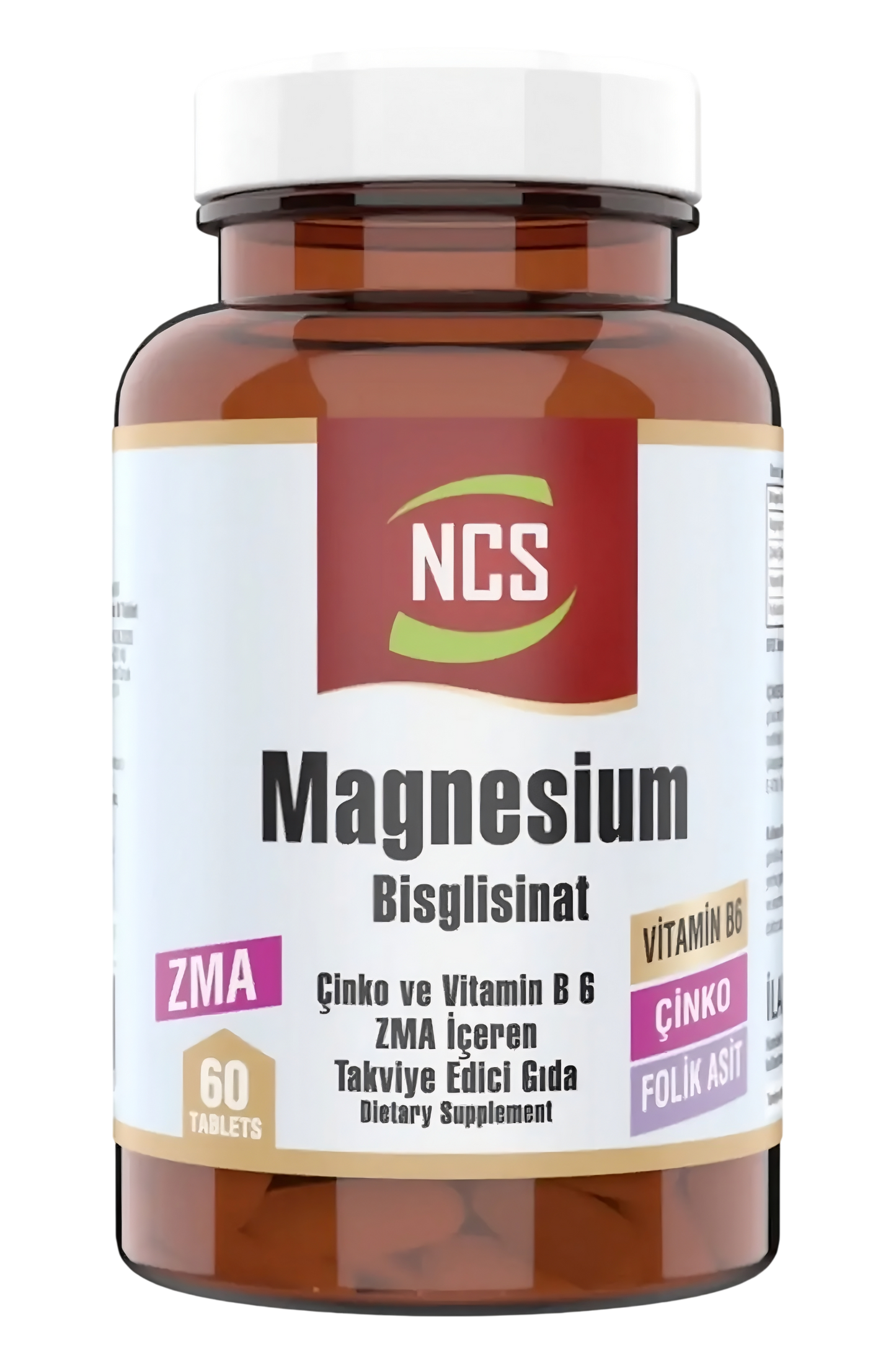 NCS Zma Magnesium Bisglisinat 60 Tablet